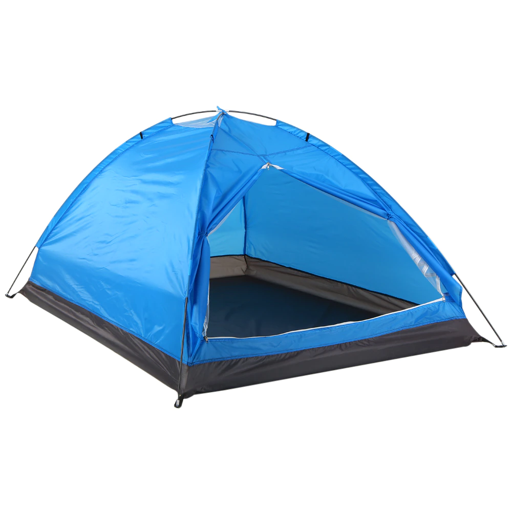 Cheap Goat Tents Ultralight Waterproof Trave Camping Lightweight Portable Army Green Tent Double Layer 3 Season Hiking Fishing Hunting Shelter   